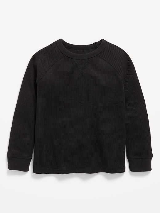 L'image numéro 1 présente T-shirt en tricot isotherme à manches longues pour tout-petit garçon