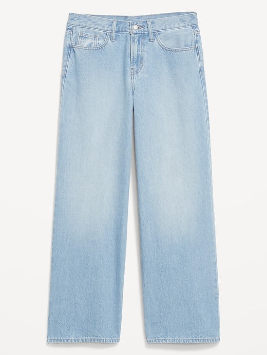 Image number 6 showing, Mid-Rise Wow Baggy Wide-Leg Jeans