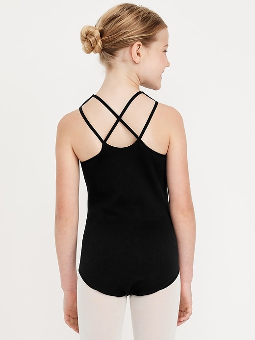 Image number 2 showing, Seamless Fitted Sleeveless Performance Bodysuit for Girls