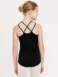 Image number 2 showing, Seamless Fitted Sleeveless Performance Bodysuit for Girls