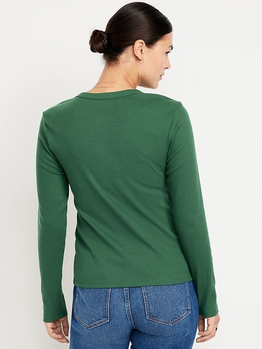 Image number 5 showing, Snug Long-Sleeve Crew-Neck T-Shirt