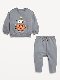 View large product image 3 of 3. Peanuts™ Snoopy Graphic Sweatshirt and Pants Set for Baby