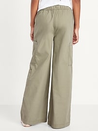 Image number 2 showing, Pull-On Super Baggy Cargo Pants for Girls