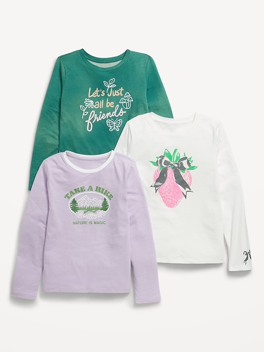 View large product image 1 of 2. Long-Sleeve Thermal-Knit T-Shirt 3-Pack for Boys