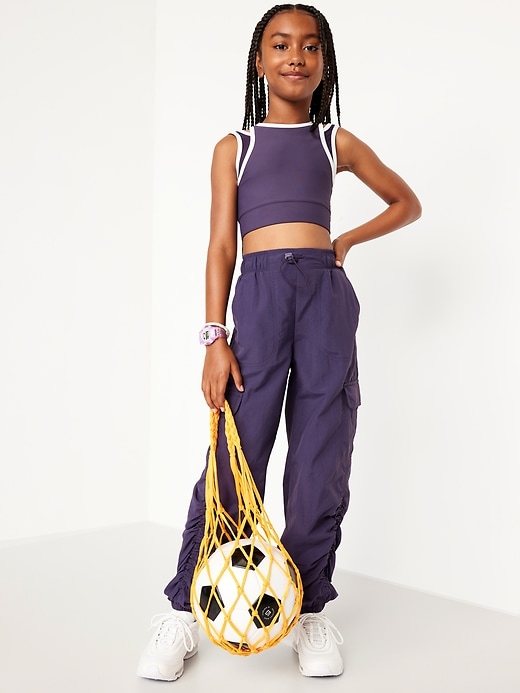 Image number 1 showing, PowerSoft Strappy Longline Sports Bra for Girls