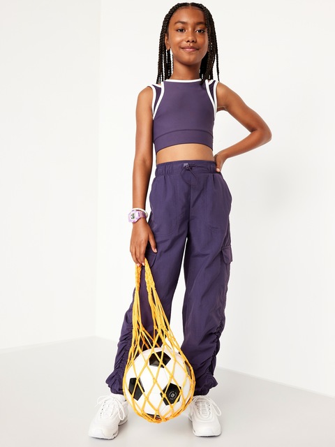 PowerSoft Strappy Longline Sports Bra for Girls