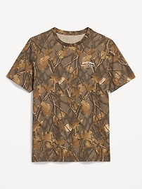 L'image numéro 1 présente T-shirt ras du cou à imprimé
