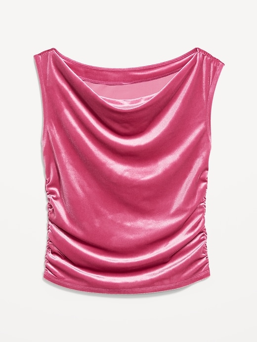 Image number 8 showing, Velvet Ruched Top