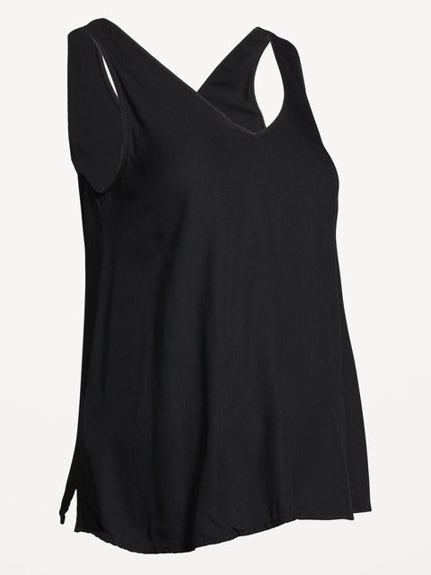 Camisole en crêpe de maternité - Noir