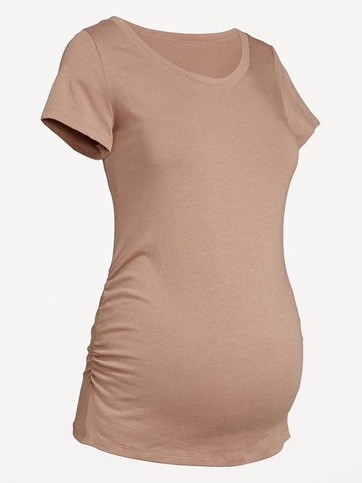 Image number 8 showing, Maternity Scoop-Neck T-Shirt