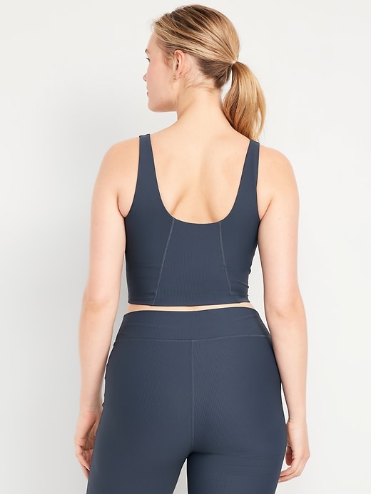 Image number 6 showing, Light Support PowerSoft Rib Longline Sports Bra