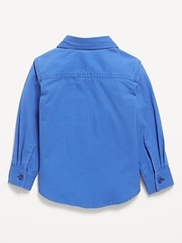 Image number 2 showing, Long-Sleeve Pocket Ripstop Shirt for Toddler Boys
