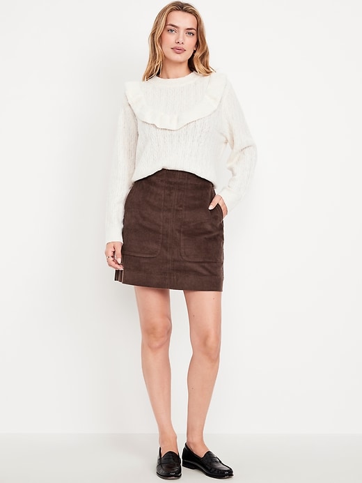 Image number 1 showing, Mini Corduroy Skirt