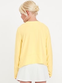 Image number 2 showing, CloudMotion Long-Sleeve Performance T-Shirt for Girls