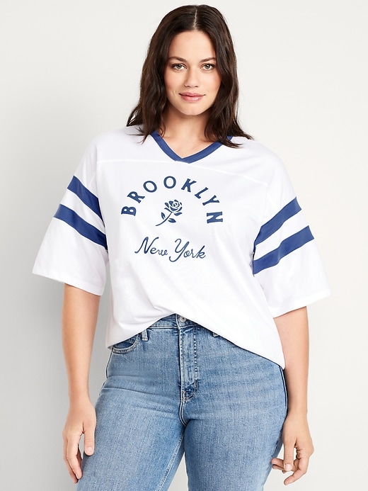 Image number 4 showing, Football-Style Graphic T-Shirt