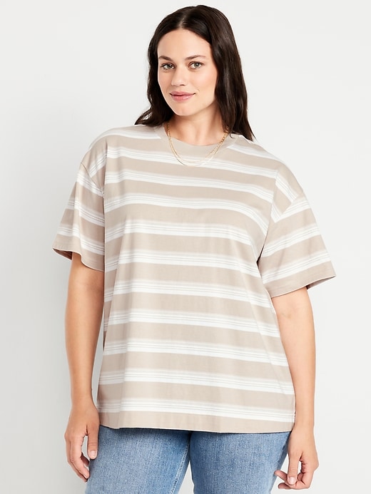 Image number 4 showing, Oversized Striped T-Shirt