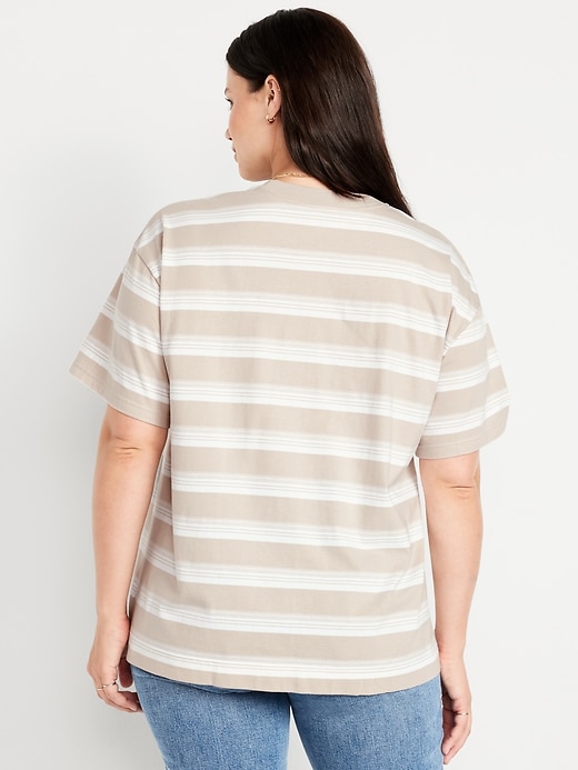 Image number 5 showing, Oversized Striped T-Shirt