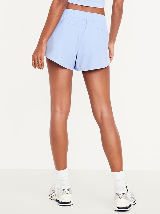 Image number 8 showing, Mid-Rise StretchTech Run Shorts -- 3-inch inseam