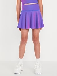View large product image 4 of 6. High-Waisted PowerSoft Ribbed Skort for Girls