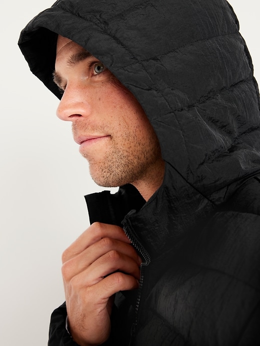 Image number 6 showing, Water-Resistant Narrow-Channel Nylon Puffer Jacket