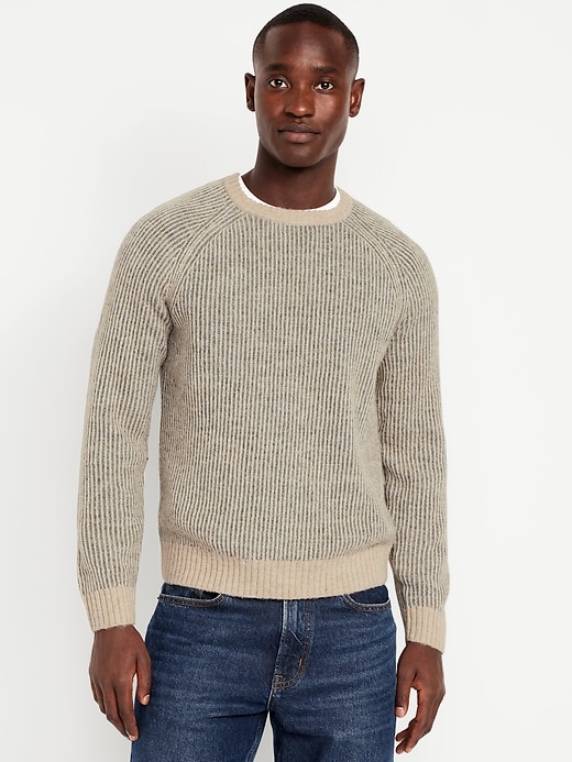 Image number 1 showing, Wool-Blend Crew-Neck Sweater