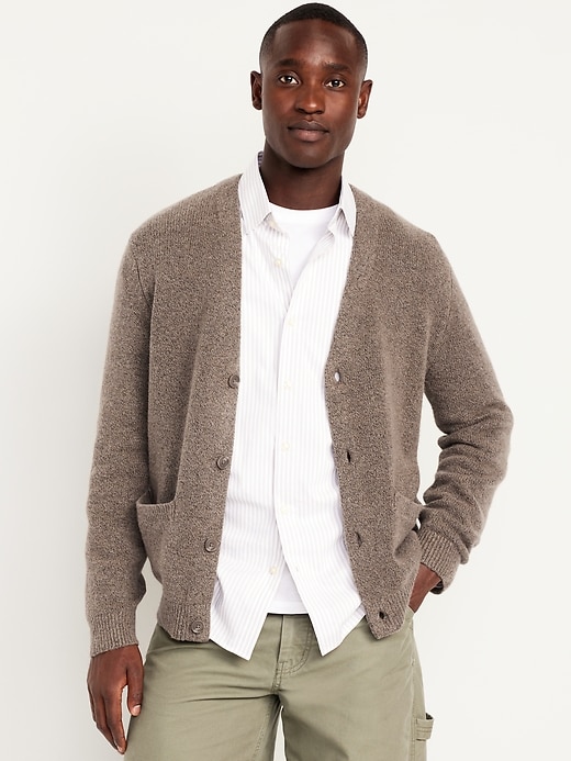 Image number 1 showing, SoSoft V-Neck Cardigan Sweater