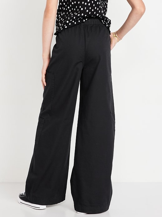 Image number 2 showing, Pull-On Super Baggy Cargo Pants for Girls