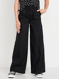 Image number 1 showing, Pull-On Super Baggy Cargo Pants for Girls