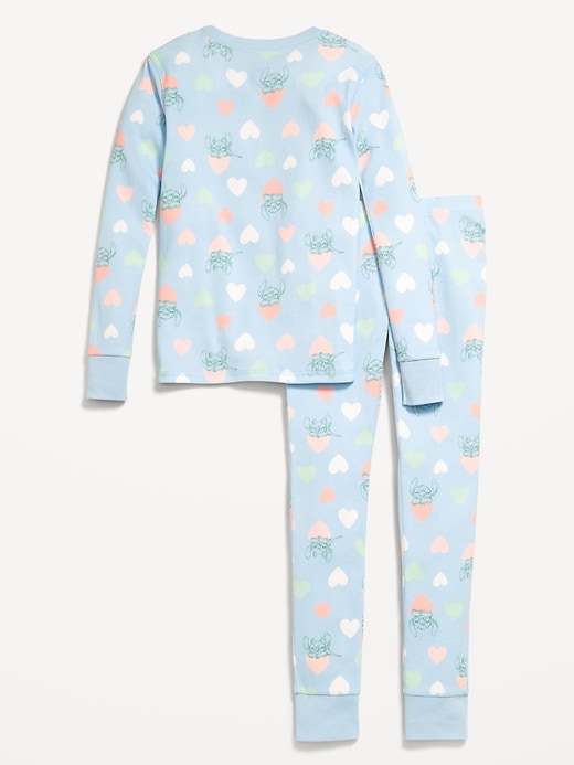 Voir une image plus grande du produit 2 de 3. Pyjama ajusté à imprimé Lilo et Stitch de Disney© pour fille