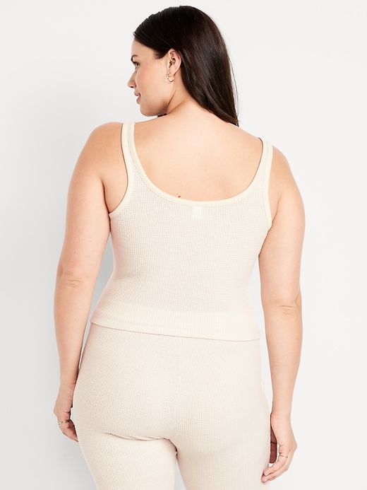 L'image numéro 5 présente Camisole de pyjama douillet gaufré