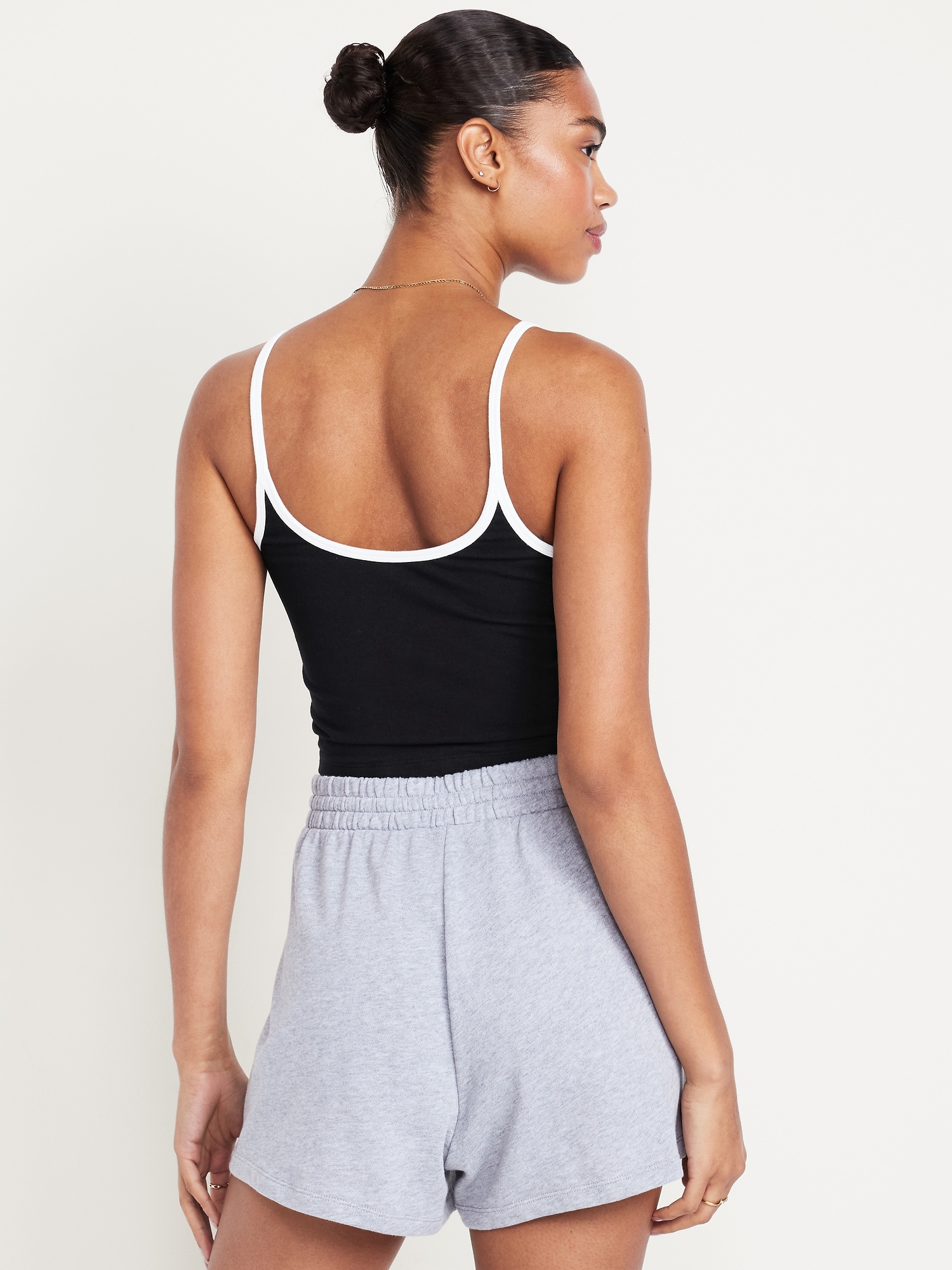 Tipped Jersey Brami Top