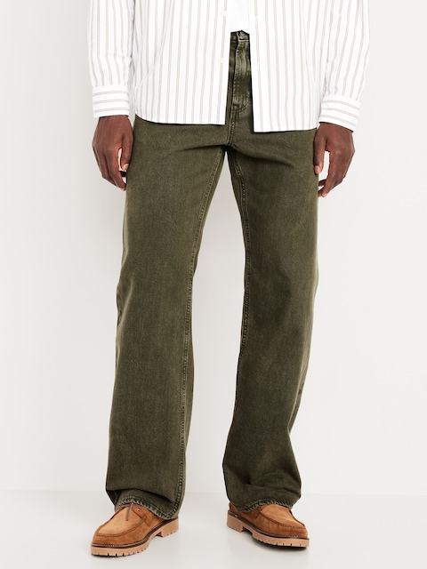 90's Baggy Jeans - Green