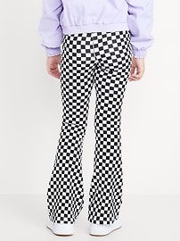 Image number 2 showing, Printed High-Waisted Flared Leggings for Girls