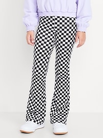 Image number 1 showing, Printed High-Waisted Flared Leggings for Girls