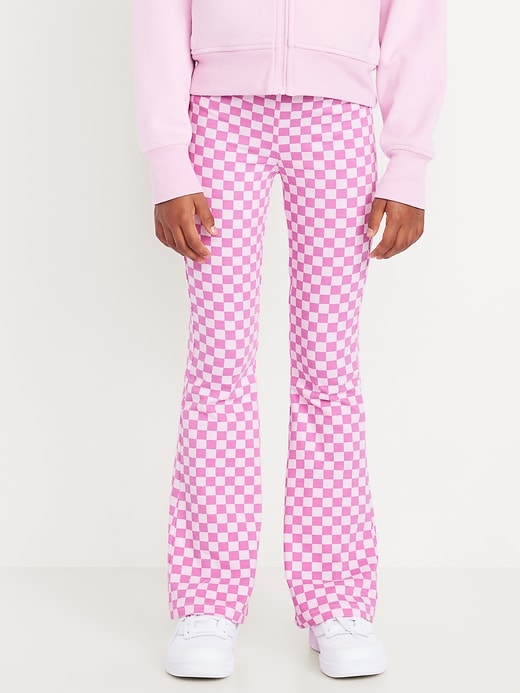 View large product image 1 of 4. Printed High-Waisted Flared Leggings for Girls