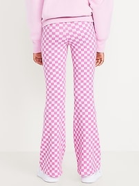 L'image numéro 2 présente Legging évasé à motif et à taille haute pour fille
