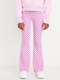 L'image numéro 1 présente Legging évasé à motif et à taille haute pour fille