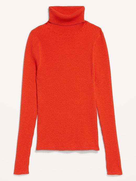 Image number 4 showing, SoSoft Lite Rib Turtleneck Sweater