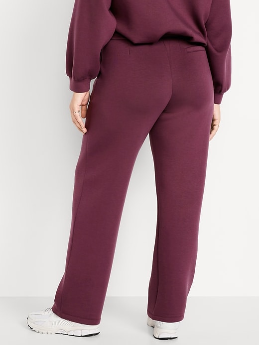 Image number 5 showing, High-Waisted Bounce Fleece Trouser Sweatpants