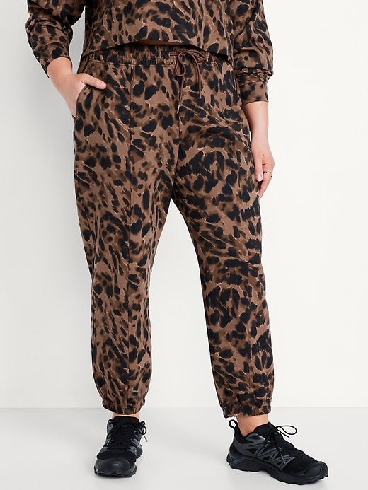 Image number 6 showing, High-Waisted Dynamic Fleece Sweatpants