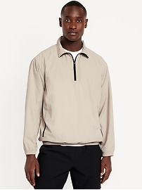 Image number 1 showing, Dynamic Woven Quarter-Zip Windbreaker