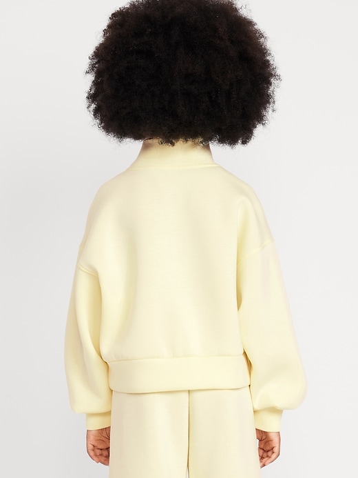 Image number 2 showing, Half-Zip Bounce Fleece Pullover Sweatshirt for Girls