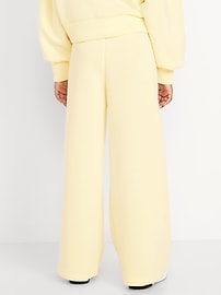 Image number 2 showing, High-Waisted Bounce Fleece Wide-Leg Sweatpants for Girls