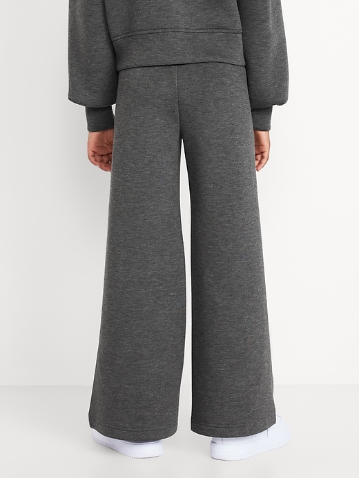 Image number 2 showing, High-Waisted Bounce Fleece Wide-Leg Sweatpants for Girls