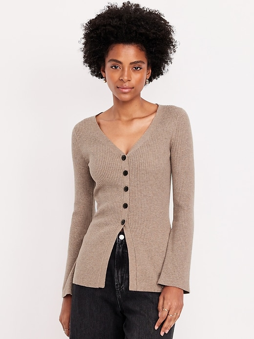Image number 1 showing, SoSoft Lite V-Neck Cardigan Sweater