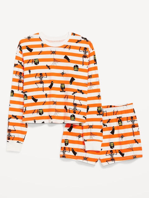 Halloween Pajama Short Set - Multi