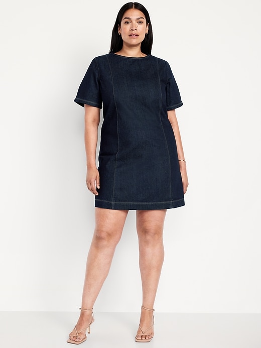 Image number 6 showing, Denim Mini Dress