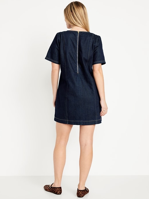 Image number 5 showing, Denim Mini Dress