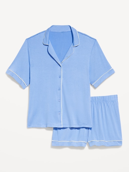Image number 4 showing, Sunday Sleep Knit Jersey Short Set