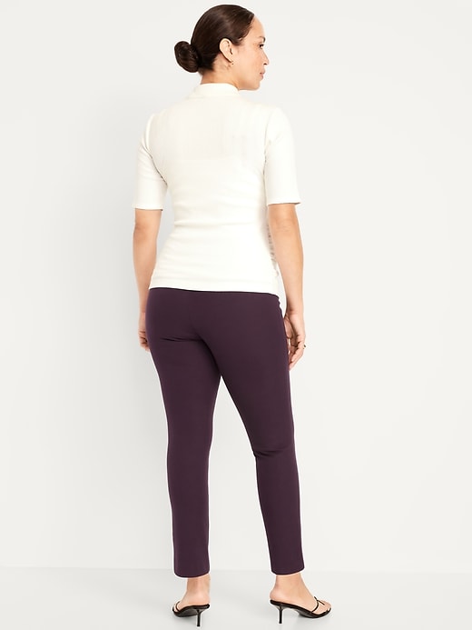 Image number 2 showing, Maternity Full-Panel Pixie Ankle Pants